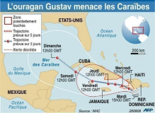 Gustav: le bilan s'alourdit avec 78 morts dans les Caraïbes