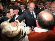 Salon de l'Agriculture : cohue pour la visite de Jacques Chirac